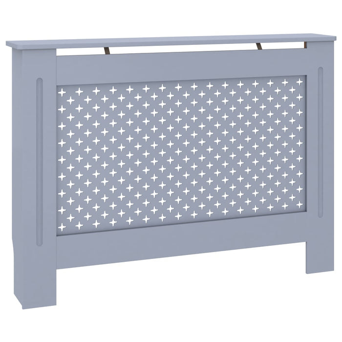 Radiatordeksel antrasitt 112x19x81,5 cm MDF