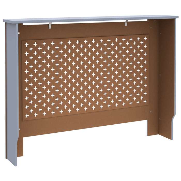 Radiatordeksel antrasitt 112x19x81,5 cm MDF