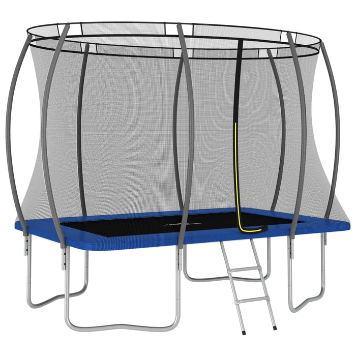 Trampolinesett rektangulær 274x183x76 cm 150 kg