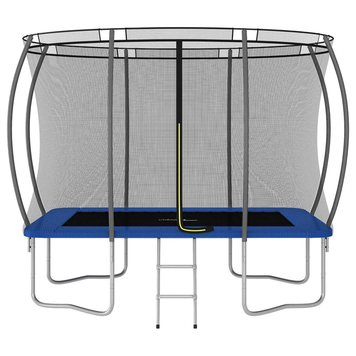 Trampolinesett rektangulær 274x183x76 cm 150 kg