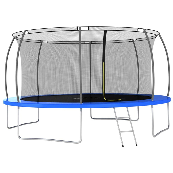 Trampolinesett rund 460x80 cm 150 kg