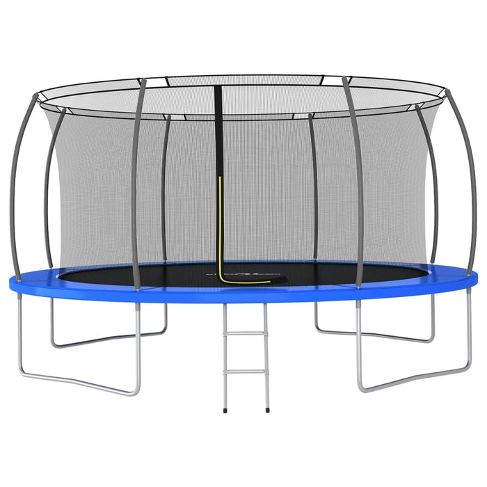 Trampolinesett rund 460x80 cm 150 kg