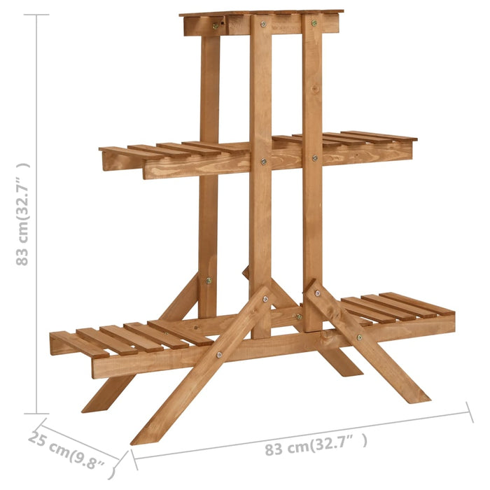 Plantestativ 83x25x83 cm gran