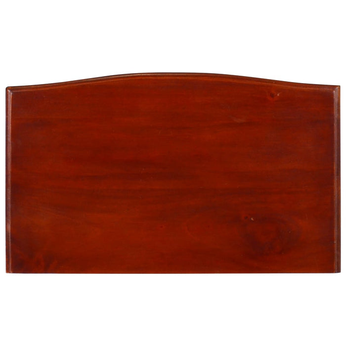 Konsollbord klassisk brun 50x30x75 cm heltre mahogni