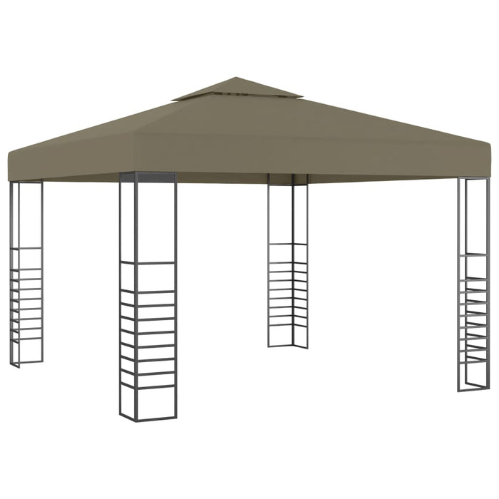 Hagetelt 3x3 m gråbrun 180 g/m²