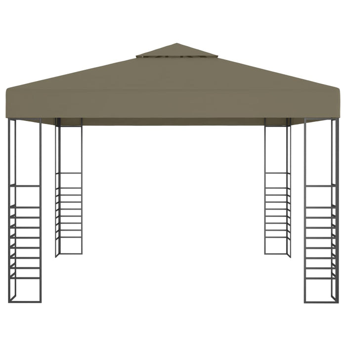 Hagetelt 3x3 m gråbrun 180 g/m²