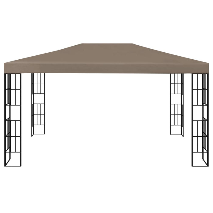 Paviljong 4x3 m gråbrun