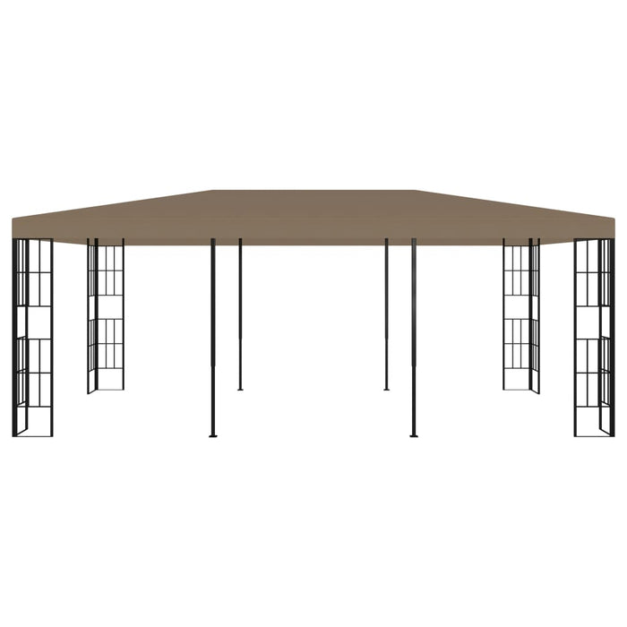 Paviljong 6x3 m gråbrun