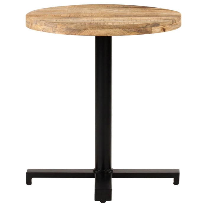 Bistrobord rundt Ø70x75 cm grovt mangotre