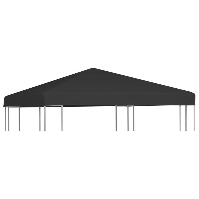 Toppduk til paviljong 270 g/m² 3x3 m svart