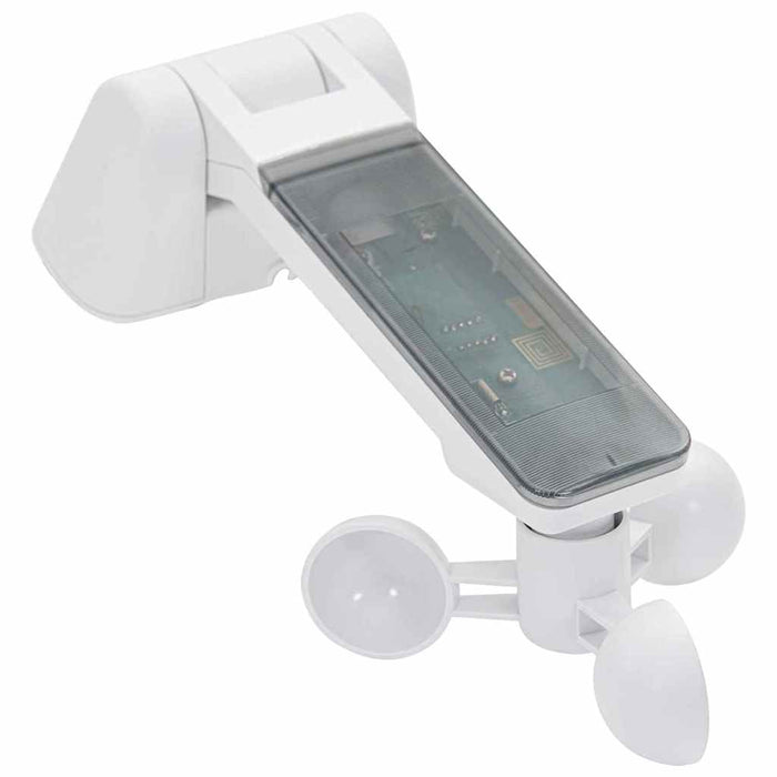 Markise med Hvit 6 × 3,5 m Metall