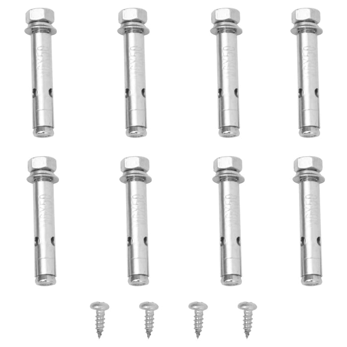 Uttrekkbar sidemarkise 140x600 cm kremhvit