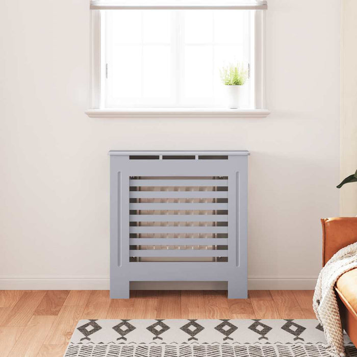 Radiatordeksel MDF grå 78 cm