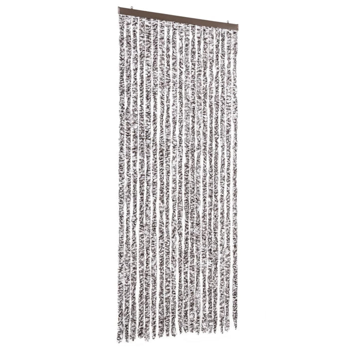 Insektgardin brun og beige 56x200 cm chenille