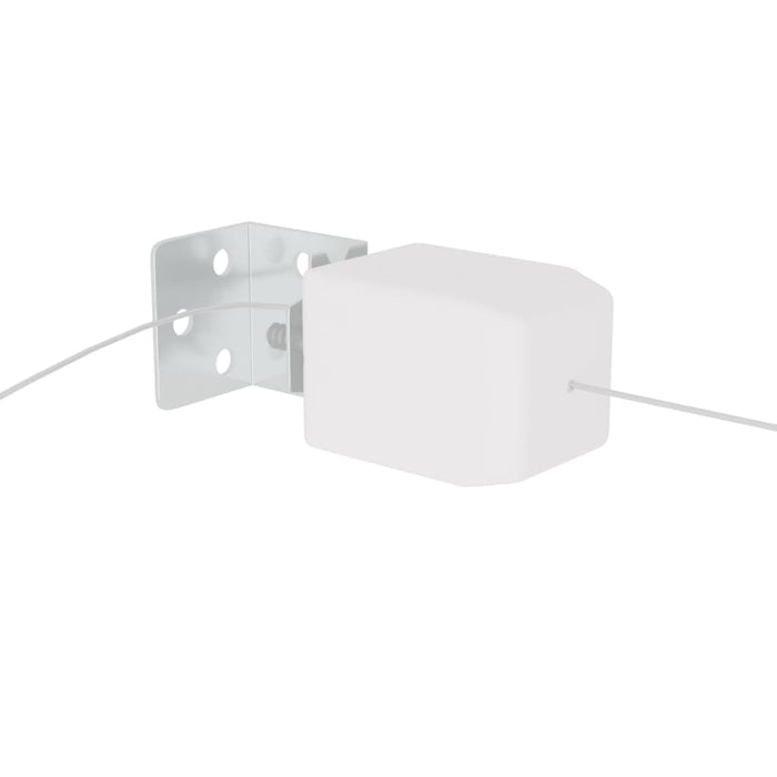 Vertikal markise gråbrun 100x1000 cm oxfordstoff