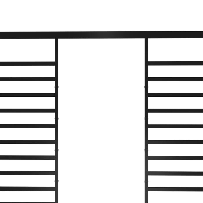 Paviljong med uttrekkbart tak 3x4x2,3 m gråbrun 180 g/m²