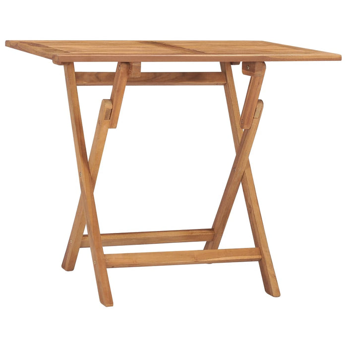 Sammenleggbart hagebord 90x60x75 cm heltre teak