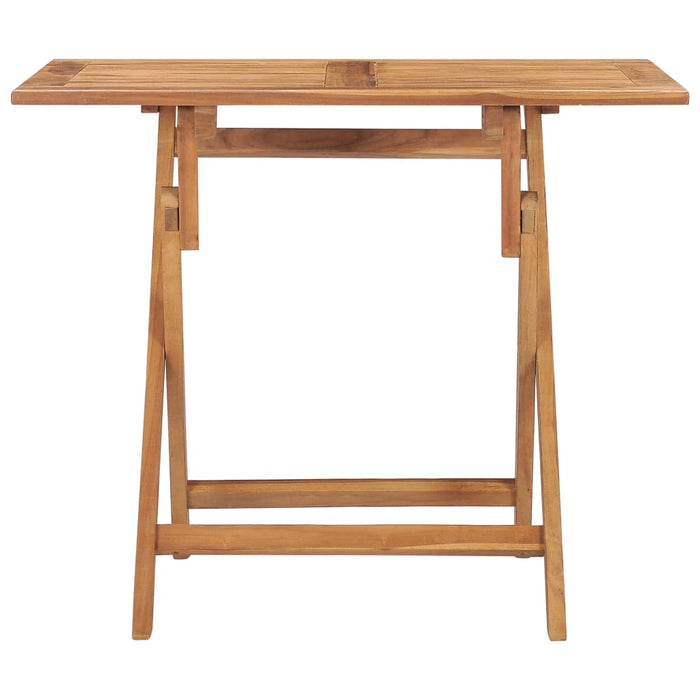 Sammenleggbart hagebord 90x60x75 cm heltre teak