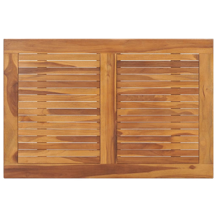 Sammenleggbart hagebord 90x60x75 cm heltre teak