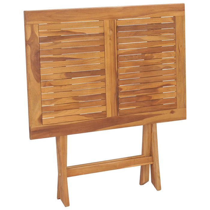 Sammenleggbart hagebord 90x60x75 cm heltre teak