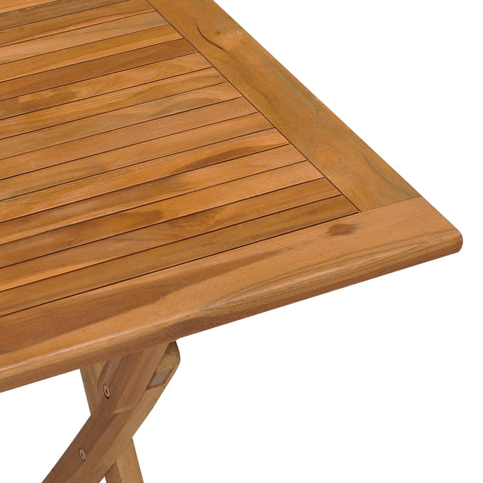 Sammenleggbart hagebord 90x60x75 cm heltre teak