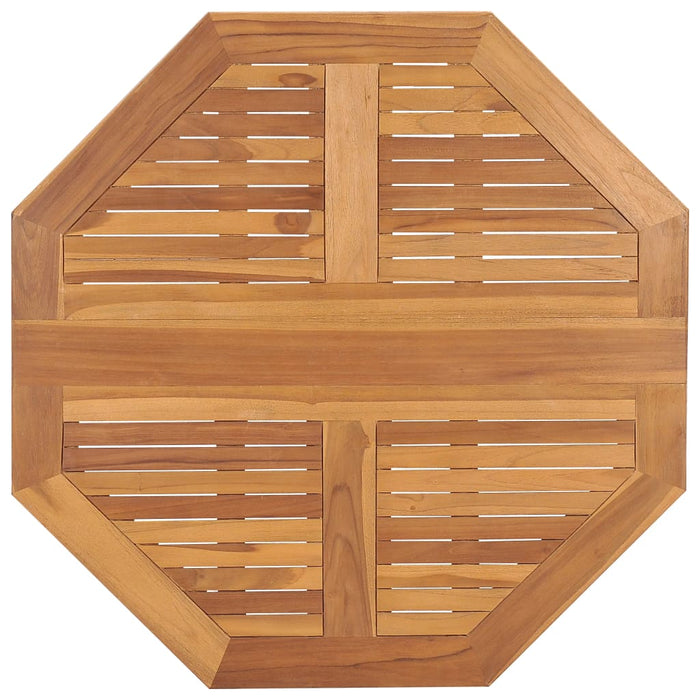 Sammenleggbart hagebord 90x90x75 cm heltre teak