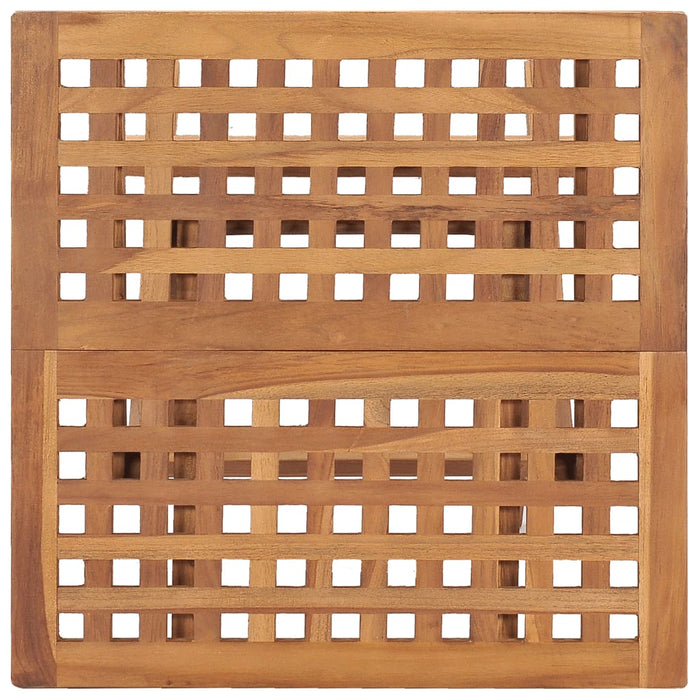 Sammenleggbart hagebord 50x50x50 cm heltre teak