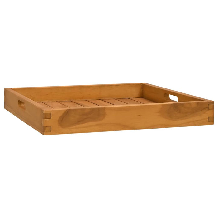 Serveringsbrett 50x50 cm heltre teak