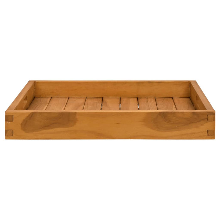 Serveringsbrett 50x50 cm heltre teak