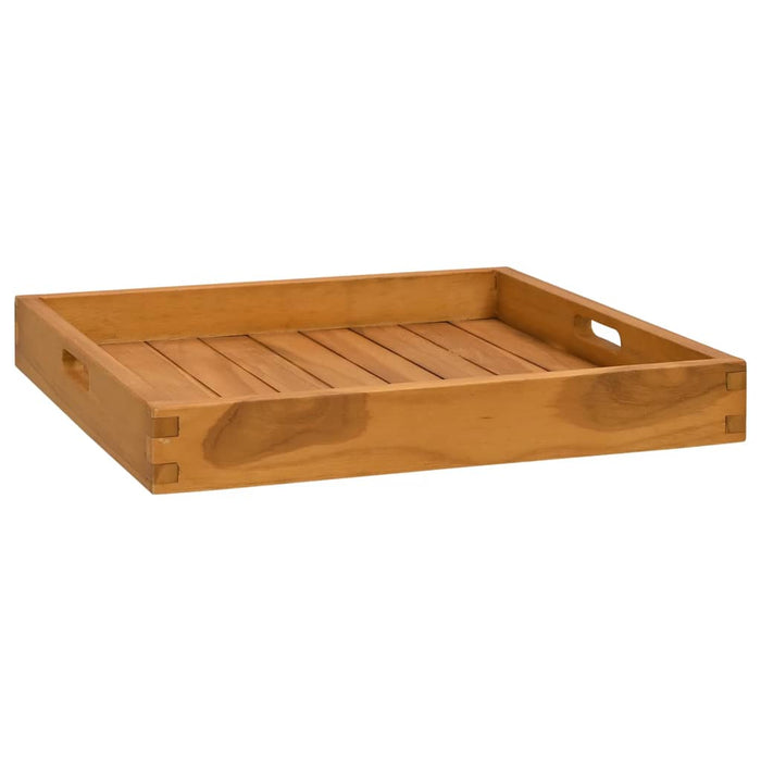 Serveringsbrett 50x50 cm heltre teak