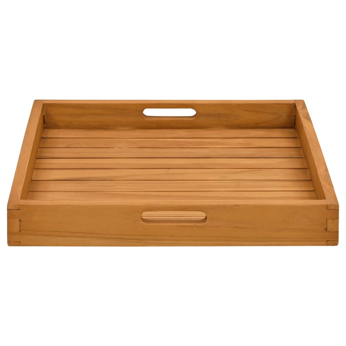 Serveringsbrett 50x50 cm heltre teak