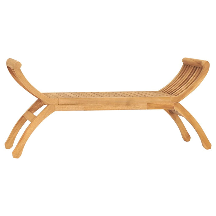 Hagebenk 126 cm heltre teak