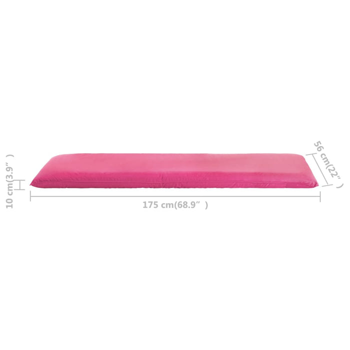 Sammenleggbar solseng oxford-stoff rosa