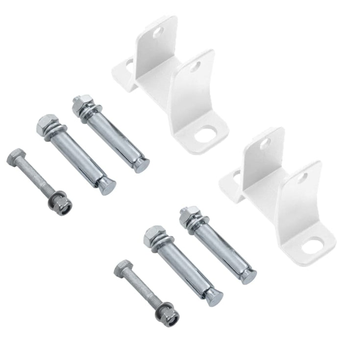 Manuell uttrekkbar markise med LED 450x300 cm oransje og brun