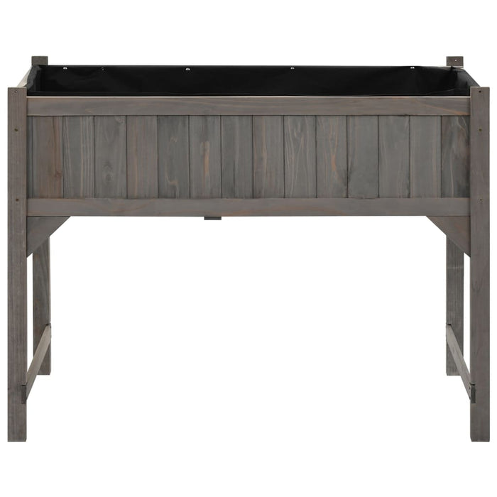 Forhøyet plantekasse med drivhus 110x54x120 cm heltre gran