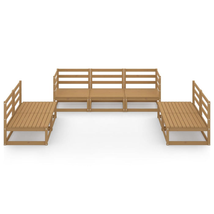 Hagesofagruppe 7 deler honningbrun heltre furu