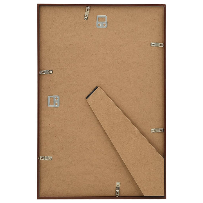 Fotorammekollasje 3 stk for vegg/bord 59,4x84 cm MDF bronse