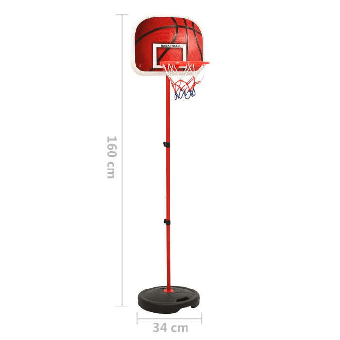 Basketballsett for barn justerbart 160 cm