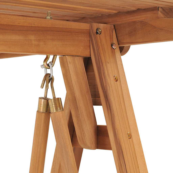 Huskebenk 170 cm heltre teak