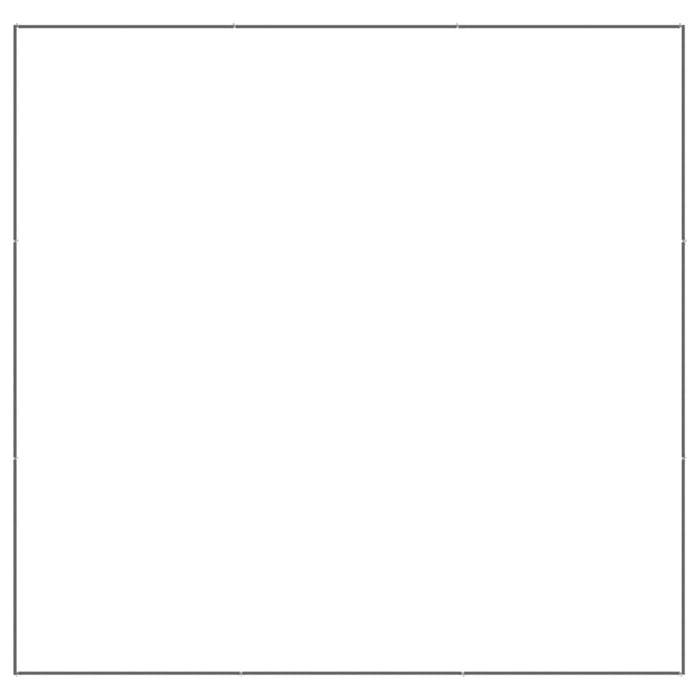 Hundegård sølv 9 m² stål