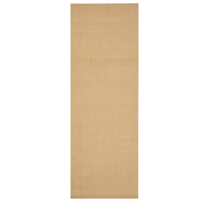 Teppe naturlig sisal 100x300 cm