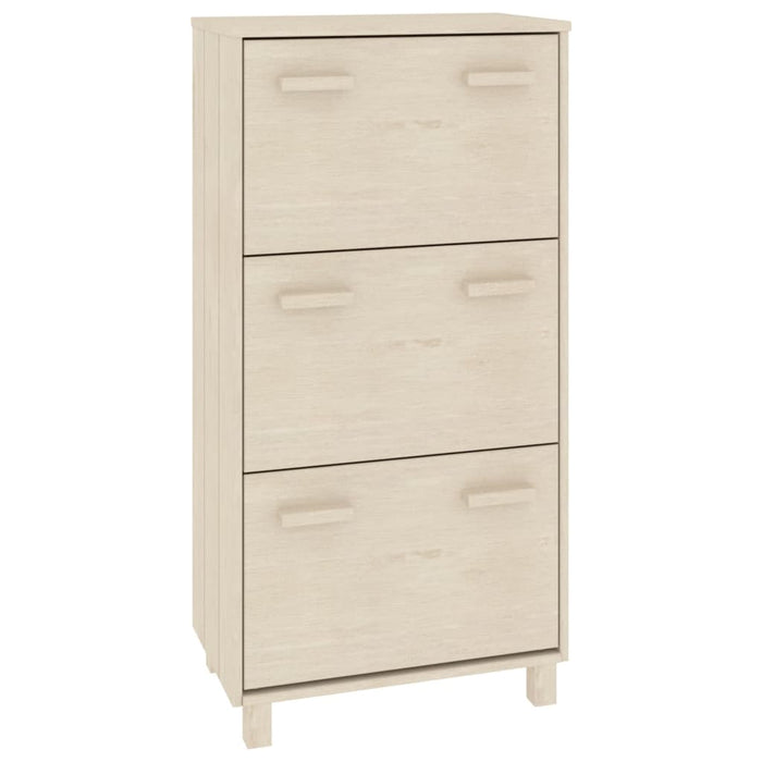 Skoskap HAMAR honningbrun 59,5x35x117 cm heltre furu