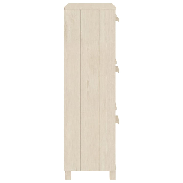 Skoskap HAMAR honningbrun 59,5x35x117 cm heltre furu