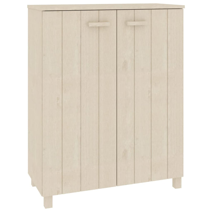 Skoskap HAMAR honningbrun 85x40x108 cm heltre furu