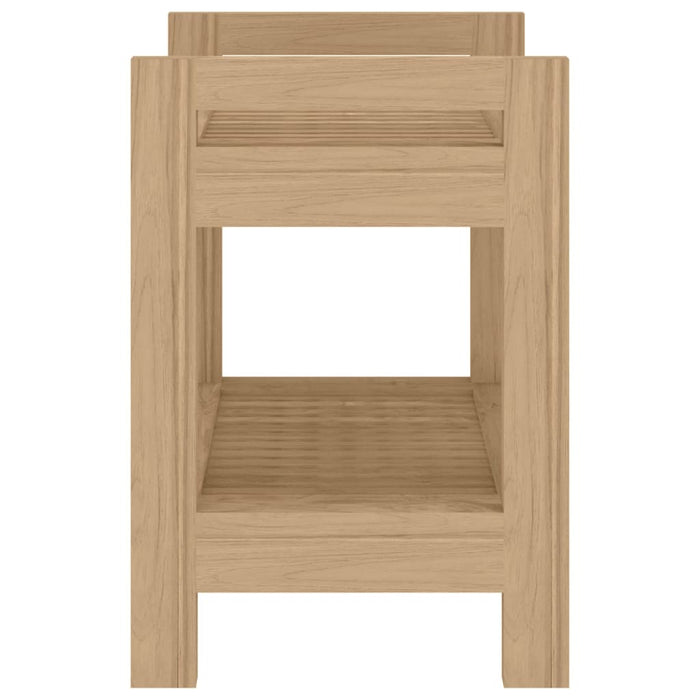 Sidebord til baderom 60x30x45 cm heltre teak