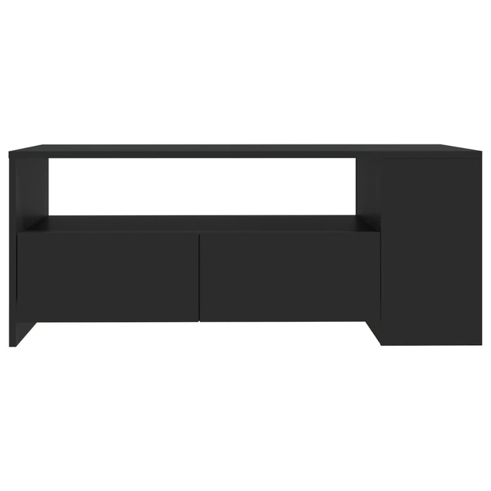 Salongbord svart 102x55x42 cm konstruert tre