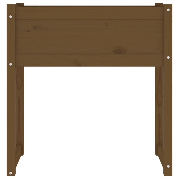 Plantekasse honningbrun 78x40x81 cm heltre furu