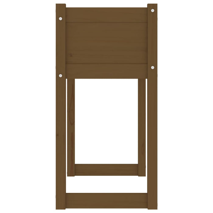 Plantekasse honningbrun 78x40x81 cm heltre furu