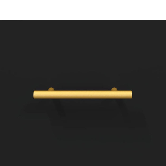 Salongbord svart 50x50x40 cm konstruert tre