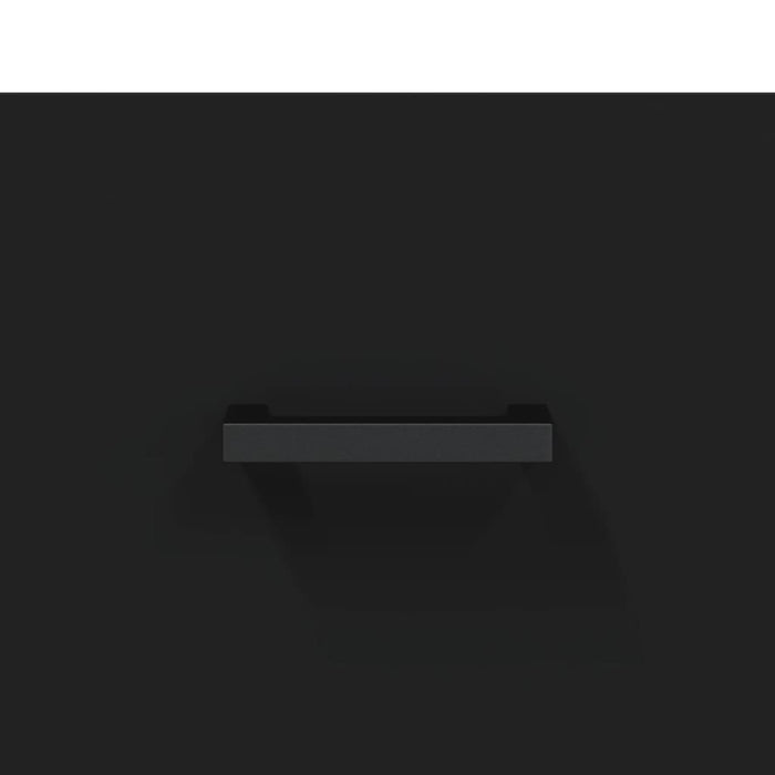 Salongbord 2 stk svart 50x50x40 cm konstruert tre